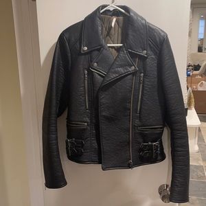 Free People Leather Jacket